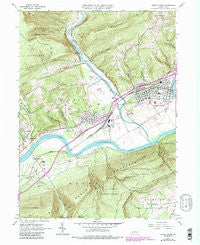 Jersey Shore Pennsylvania Historical topographic map, 1:24000 scale, 7.5 X 7.5 Minute, Year 1965