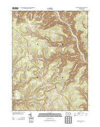 Jersey Mills Pennsylvania Historical topographic map, 1:24000 scale, 7.5 X 7.5 Minute, Year 2013