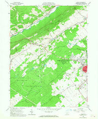 Julian Pennsylvania Historical topographic map, 1:24000 scale, 7.5 X 7.5 Minute, Year 1962