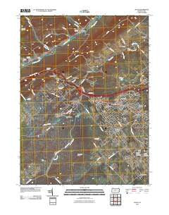 Julian Pennsylvania Historical topographic map, 1:24000 scale, 7.5 X 7.5 Minute, Year 2010