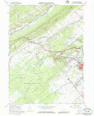 Julian Pennsylvania Historical topographic map, 1:24000 scale, 7.5 X 7.5 Minute, Year 1962