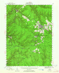 Kane Pennsylvania Historical topographic map, 1:62500 scale, 15 X 15 Minute, Year 1934