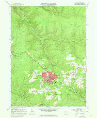 Kane Pennsylvania Historical topographic map, 1:24000 scale, 7.5 X 7.5 Minute, Year 1966