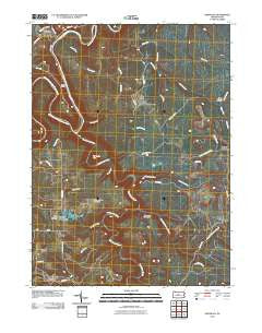 Karthaus Pennsylvania Historical topographic map, 1:24000 scale, 7.5 X 7.5 Minute, Year 2010