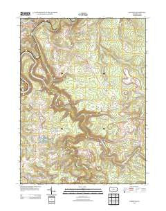 Karthaus Pennsylvania Historical topographic map, 1:24000 scale, 7.5 X 7.5 Minute, Year 2013