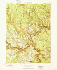 Karthaus Pennsylvania Historical topographic map, 1:62500 scale, 15 X 15 Minute, Year 1929