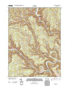 Keating Pennsylvania Historical topographic map, 1:24000 scale, 7.5 X 7.5 Minute, Year 2013