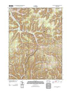 Keating Summit Pennsylvania Historical topographic map, 1:24000 scale, 7.5 X 7.5 Minute, Year 2013