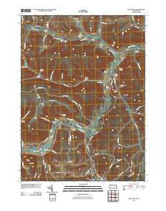 Keeneyville Pennsylvania Historical topographic map, 1:24000 scale, 7.5 X 7.5 Minute, Year 2010