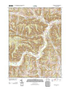 Keeneyville Pennsylvania Historical topographic map, 1:24000 scale, 7.5 X 7.5 Minute, Year 2013