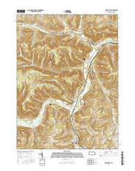 Keeneyville Pennsylvania Current topographic map, 1:24000 scale, 7.5 X 7.5 Minute, Year 2016