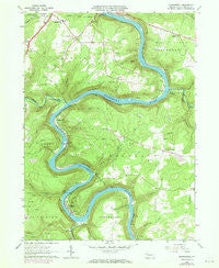 Kennerdell Pennsylvania Historical topographic map, 1:24000 scale, 7.5 X 7.5 Minute, Year 1963