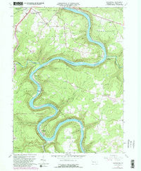 Kennerdell Pennsylvania Historical topographic map, 1:24000 scale, 7.5 X 7.5 Minute, Year 1963