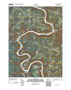 Kennerdell Pennsylvania Historical topographic map, 1:24000 scale, 7.5 X 7.5 Minute, Year 2010