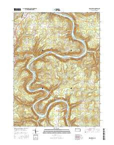 Kennerdell Pennsylvania Current topographic map, 1:24000 scale, 7.5 X 7.5 Minute, Year 2016