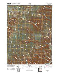 Kersey Pennsylvania Historical topographic map, 1:24000 scale, 7.5 X 7.5 Minute, Year 2010