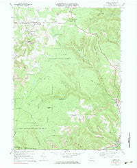 Kersey Pennsylvania Historical topographic map, 1:24000 scale, 7.5 X 7.5 Minute, Year 1970