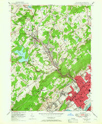 Kingston Pennsylvania Historical topographic map, 1:24000 scale, 7.5 X 7.5 Minute, Year 1946