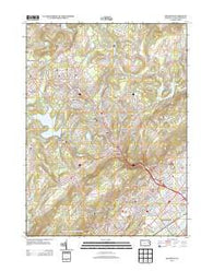 Kingston Pennsylvania Historical topographic map, 1:24000 scale, 7.5 X 7.5 Minute, Year 2013