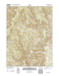 Kingwood Pennsylvania Historical topographic map, 1:24000 scale, 7.5 X 7.5 Minute, Year 2013