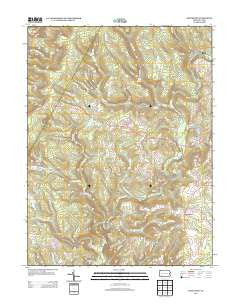 Kingwood Pennsylvania Historical topographic map, 1:24000 scale, 7.5 X 7.5 Minute, Year 2013