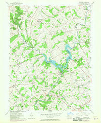 Kirkwood Pennsylvania Historical topographic map, 1:24000 scale, 7.5 X 7.5 Minute, Year 1955