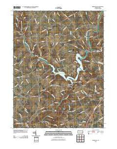 Kirkwood Pennsylvania Historical topographic map, 1:24000 scale, 7.5 X 7.5 Minute, Year 2010