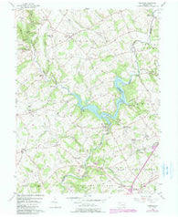 Kirkwood Pennsylvania Historical topographic map, 1:24000 scale, 7.5 X 7.5 Minute, Year 1955