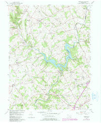 Kirkwood Pennsylvania Historical topographic map, 1:24000 scale, 7.5 X 7.5 Minute, Year 1955