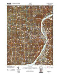 Kittanning Pennsylvania Historical topographic map, 1:24000 scale, 7.5 X 7.5 Minute, Year 2010