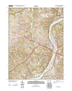 Kittanning Pennsylvania Historical topographic map, 1:24000 scale, 7.5 X 7.5 Minute, Year 2013