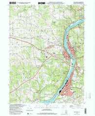 Kittanning Pennsylvania Historical topographic map, 1:24000 scale, 7.5 X 7.5 Minute, Year 1998