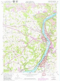 Kittanning Pennsylvania Historical topographic map, 1:24000 scale, 7.5 X 7.5 Minute, Year 1958