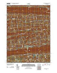 Klingerstown Pennsylvania Historical topographic map, 1:24000 scale, 7.5 X 7.5 Minute, Year 2010