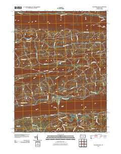 Klingerstown Pennsylvania Historical topographic map, 1:24000 scale, 7.5 X 7.5 Minute, Year 2010