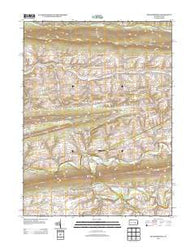 Klingerstown Pennsylvania Historical topographic map, 1:24000 scale, 7.5 X 7.5 Minute, Year 2013