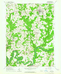 Knox Pennsylvania Historical topographic map, 1:24000 scale, 7.5 X 7.5 Minute, Year 1963