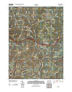 Knox Pennsylvania Historical topographic map, 1:24000 scale, 7.5 X 7.5 Minute, Year 2010