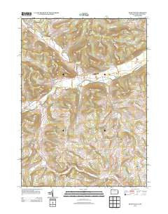 Knoxville Pennsylvania Historical topographic map, 1:24000 scale, 7.5 X 7.5 Minute, Year 2013
