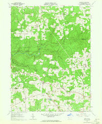 Kossuth Pennsylvania Historical topographic map, 1:24000 scale, 7.5 X 7.5 Minute, Year 1963