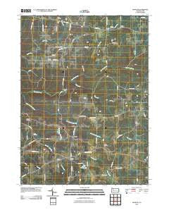 Kossuth Pennsylvania Historical topographic map, 1:24000 scale, 7.5 X 7.5 Minute, Year 2010