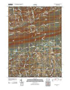 Kunkletown Pennsylvania Historical topographic map, 1:24000 scale, 7.5 X 7.5 Minute, Year 2010