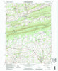 Kunkletown Pennsylvania Historical topographic map, 1:24000 scale, 7.5 X 7.5 Minute, Year 1992