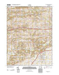 Kutztown Pennsylvania Historical topographic map, 1:24000 scale, 7.5 X 7.5 Minute, Year 2013