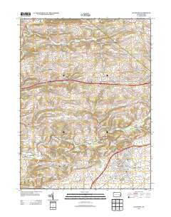 Kutztown Pennsylvania Historical topographic map, 1:24000 scale, 7.5 X 7.5 Minute, Year 2013