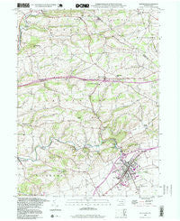 Kutztown Pennsylvania Historical topographic map, 1:24000 scale, 7.5 X 7.5 Minute, Year 1997