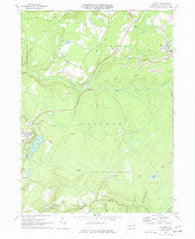 LaPorte Pennsylvania Historical topographic map, 1:24000 scale, 7.5 X 7.5 Minute, Year 1969