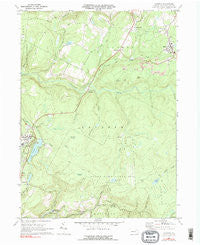 LaPorte Pennsylvania Historical topographic map, 1:24000 scale, 7.5 X 7.5 Minute, Year 1969