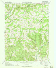 Lairdsville Pennsylvania Historical topographic map, 1:24000 scale, 7.5 X 7.5 Minute, Year 1968