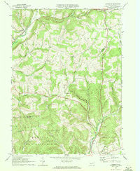Lairdsville Pennsylvania Historical topographic map, 1:24000 scale, 7.5 X 7.5 Minute, Year 1968